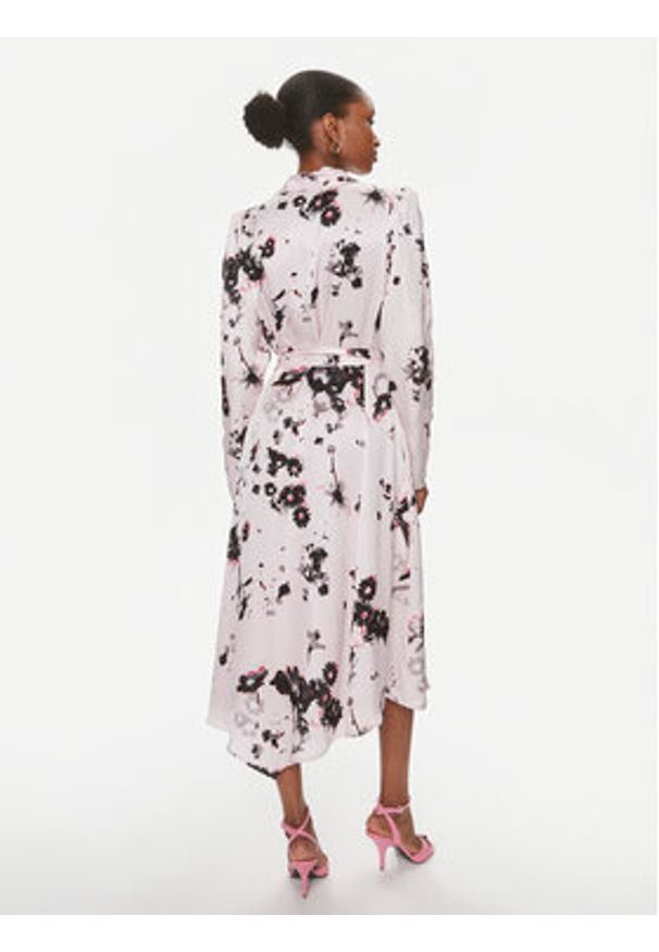 Bruuns Bazaar Sukienka koszulowa Liria BBW3828 Różowy Relaxed Fit. Kolor: różowy. Materiał: syntetyk, bawełna. Typ sukienki: koszulowe