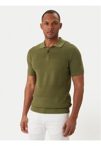 Karl Lagerfeld - KARL LAGERFELD Polo 655009 562301 Zielony Regular Fit. Typ kołnierza: polo. Kolor: zielony. Materiał: bawełna #1