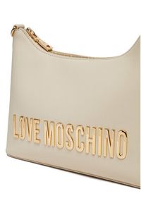 Love Moschino - LOVE MOSCHINO Torebka JC4025PP1MKD0110 Écru. Materiał: skórzane