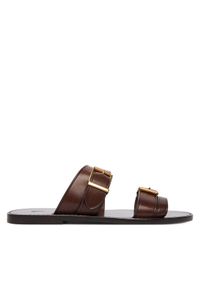 Polo Ralph Lauren Klapki 818P01589003 Brązowy. Kolor: brązowy. Materiał: skóra #1
