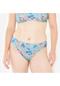 OLAIAN - Dół kostiumu kąpielowego surfingowego damski Olaian Nina. Kolor: niebieski. Materiał: materiał, poliester, elastan