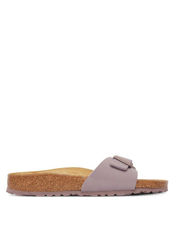 Birkenstock Klapki Madrid 1031464 Fioletowy. Kolor: fioletowy. Materiał: skóra