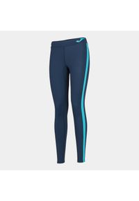 Legginsy do biegania damskie Joma Ascona długie. Kolor: niebieski. Długość: długie. Sport: bieganie