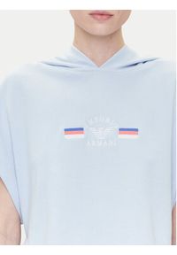 Emporio Armani Underwear Bluza EW000498 AF10882 U9273 Błękitny Loose Fit. Kolor: niebieski. Materiał: bawełna