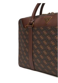 Guess Torba na laptopa Vezzola Smart HMEVZL P3138 Brązowy. Kolor: brązowy. Materiał: skóra