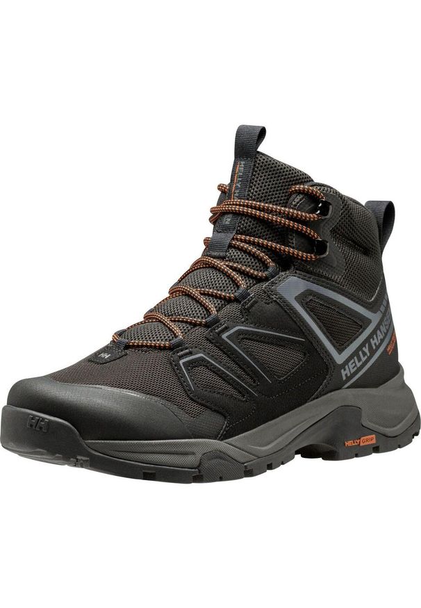 Buty trekkingowe męskie Helly Hansen Stalheim Ht. Wysokość cholewki: za kostkę. Zapięcie: sznurówki. Kolor: szary. Materiał: materiał, tkanina, syntetyk. Szerokość cholewki: normalna