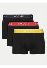 Lacoste Komplet 3 par bokserek 5H1297 Czarny. Kolor: czarny. Materiał: bawełna