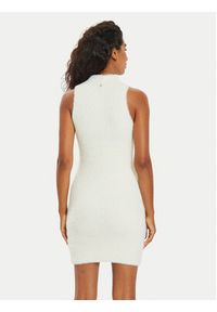 Guess Sukienka dzianinowa W4BK72 Z3BJ0 Écru Slim Fit. Materiał: syntetyk