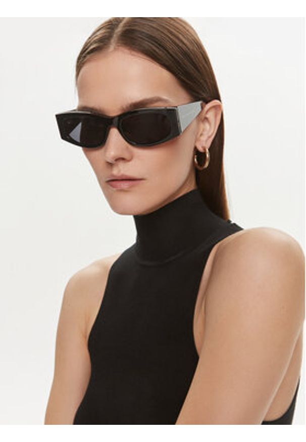 Philipp Plein - PHILIPP PLEIN Okulary przeciwsłoneczne SPP025S Czarny. Kolor: czarny