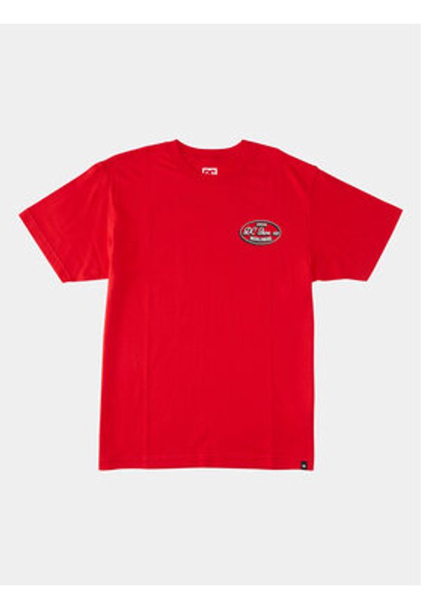 DC T-Shirt Truckin Tees Rqr7 ADYZT05284 Czerwony Regular Fit. Kolor: czerwony. Materiał: bawełna