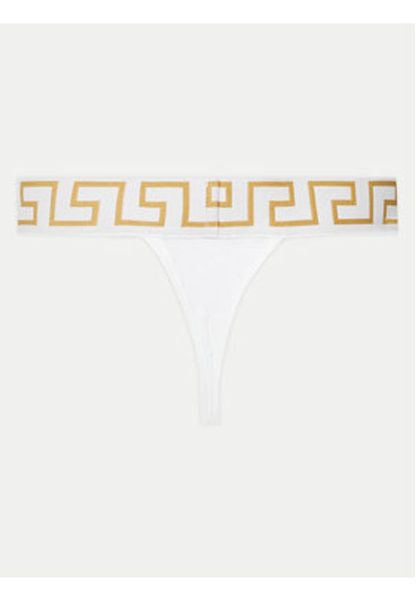 VERSACE - Versace Stringi AUD01042 1A10011 Biały. Kolor: biały. Materiał: bawełna