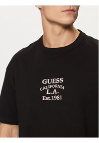 Guess T-Shirt M5RI35 K8FQ4 Czarny Oversize. Kolor: czarny. Materiał: bawełna