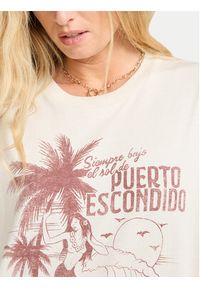 Billabong T-Shirt Oriana EBJZT00474 Beżowy Regular Fit. Kolor: beżowy. Materiał: bawełna #5