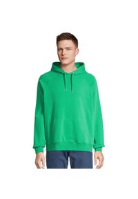 SOL'S - Bluza Z Kapturem Dla Dorosłych Unisex Stellar. Typ kołnierza: kaptur. Kolor: zielony. Materiał: polar. Sport: turystyka piesza #1