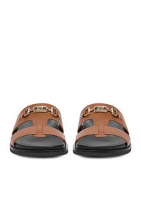 Nine West Klapki CEO-JDNW-05 Brązowy. Kolor: brązowy. Materiał: skóra #7