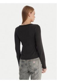Guess Jeans Bluzka W6RP24 KA0H1 Szary Slim Fit. Kolor: szary. Materiał: bawełna #2