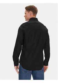 TOMMY HILFIGER - Tommy Hilfiger Koszula MW0MW38658 Czarny Slim Fit. Kolor: czarny. Materiał: bawełna #5