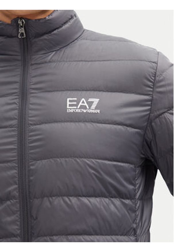 EA7 Emporio Armani Kurtka puchowa 8NPB23 PNGPZ U8115 Szary Regular Fit. Kolor: szary. Materiał: syntetyk