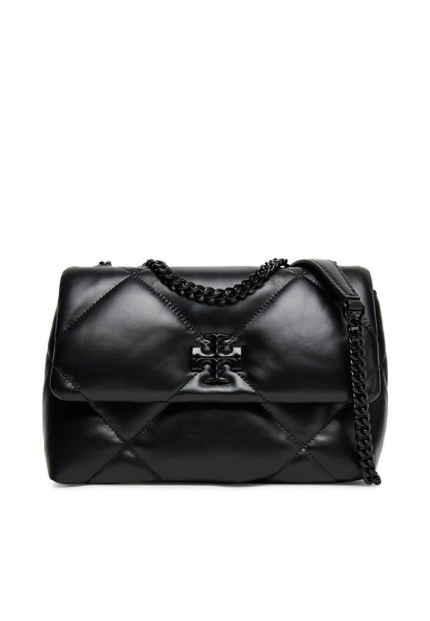 Tory Burch Torebka Kira Diamond 170620 Czarny. Kolor: czarny. Materiał: skórzane