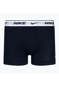 Bokserki męskie Nike Everyday Cotton Stretch Trunk 3 pary. Kolor: czarny, pomarańczowy, wielokolorowy