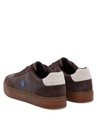 Calvin Klein Sneakersy Classic Cupsole Laceup Wt Mix YM0YM01429 Brązowy. Kolor: brązowy. Materiał: skóra #6