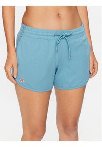 Kappa Szorty sportowe 313037 Niebieski Regular Fit. Kolor: niebieski. Materiał: bawełna #1