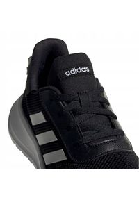 Adidas - Buty adidas Tensaur Run K Jr EG4128 czarne. Okazja: na co dzień. Zapięcie: sznurówki. Kolor: czarny. Materiał: guma, materiał, syntetyk. Szerokość cholewki: normalna. Model: Adidas Cloudfoam. Sport: bieganie