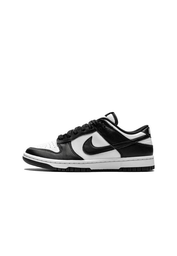 Buty do chodzenia dla dorosłych Nike Dunk Low White Black (Panda). Zapięcie: sznurówki. Kolor: czarny, biały. Materiał: tkanina, guma, skóra, materiał. Szerokość cholewki: normalna. Sport: turystyka piesza