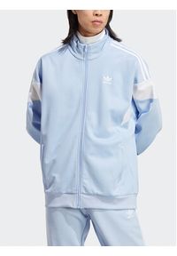 Adidas - adidas Bluza Adicolor Classics Cut Line Track Top IB9949 Niebieski Loose Fit. Kolor: niebieski. Materiał: bawełna