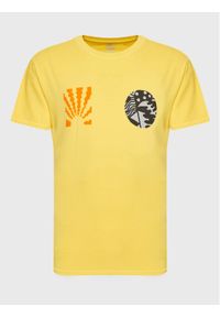 Element T-Shirt Bou Bou ELYZT00192 Żółty Regular Fit. Kolor: żółty. Materiał: bawełna #1