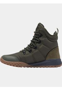 columbia - Buty Sneakersy Męskie Columbia Fairbanks Waterproof. Kolor: zielony. Technologia: Omni-Heat (Columbia). Sezon: zima