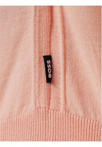 BOSS Sweter Leno-P 50468239 Różowy Slim Fit. Kolor: różowy. Materiał: wełna #3
