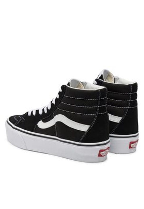Vans Tenisówki Sk8-Hi Platform 2 VN0A3TKN6BT Czarny. Kolor: czarny. Materiał: zamsz, skóra. Obcas: na platformie