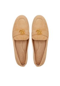 Lauren Ralph Lauren - LAUREN RALPH LAUREN Lordsy 802946809007 Brązowy. Kolor: brązowy. Materiał: zamsz, skóra #4