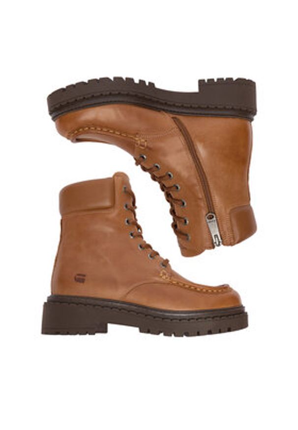 G-Star RAW - G-Star Raw Trzewiki EO-MERIC-25FW35 Beżowy. Kolor: beżowy. Materiał: skóra