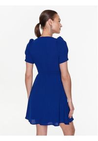 Morgan Sukienka codzienna 221-RIGINA.F Niebieski Regular Fit. Okazja: na co dzień. Kolor: niebieski. Materiał: syntetyk. Typ sukienki: proste. Styl: casual #9