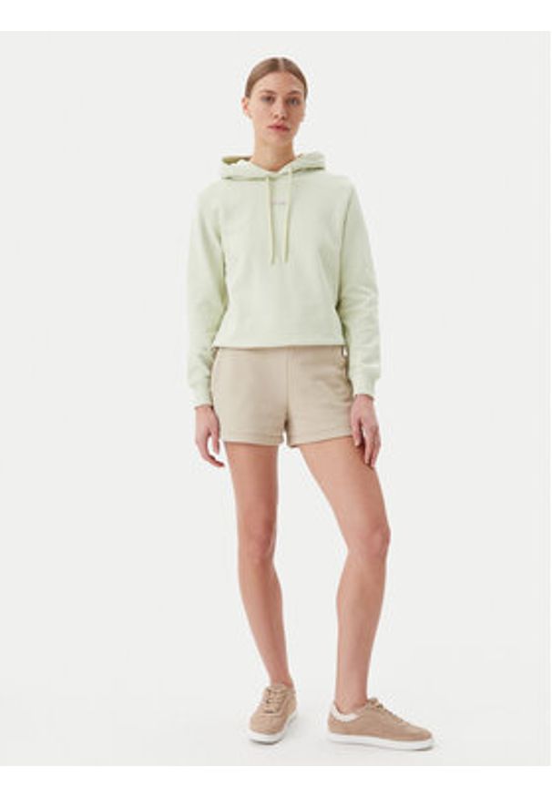 Calvin Klein Jeans Bluza Placed Institutional J20J225364 Zielony Regular Fit. Kolor: zielony. Materiał: bawełna