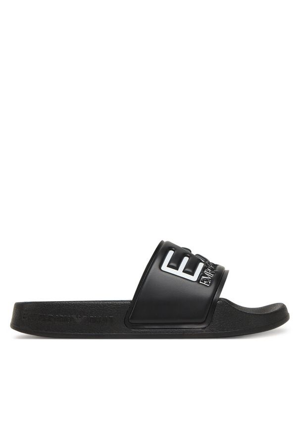 Klapki EA7 Emporio Armani. Kolor: czarny
