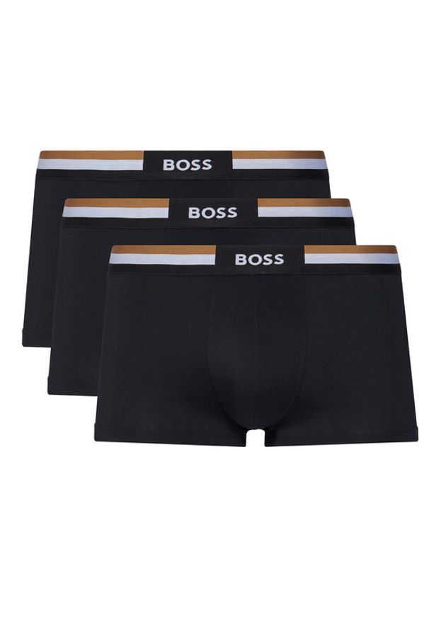 BOSS Komplet 3 par bokserek 50516542 Czarny. Kolor: czarny. Materiał: bawełna