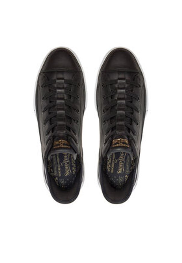 skechers - Skechers Sneakersy Snoop One-Og 251016/BKW Czarny. Kolor: czarny. Materiał: skóra