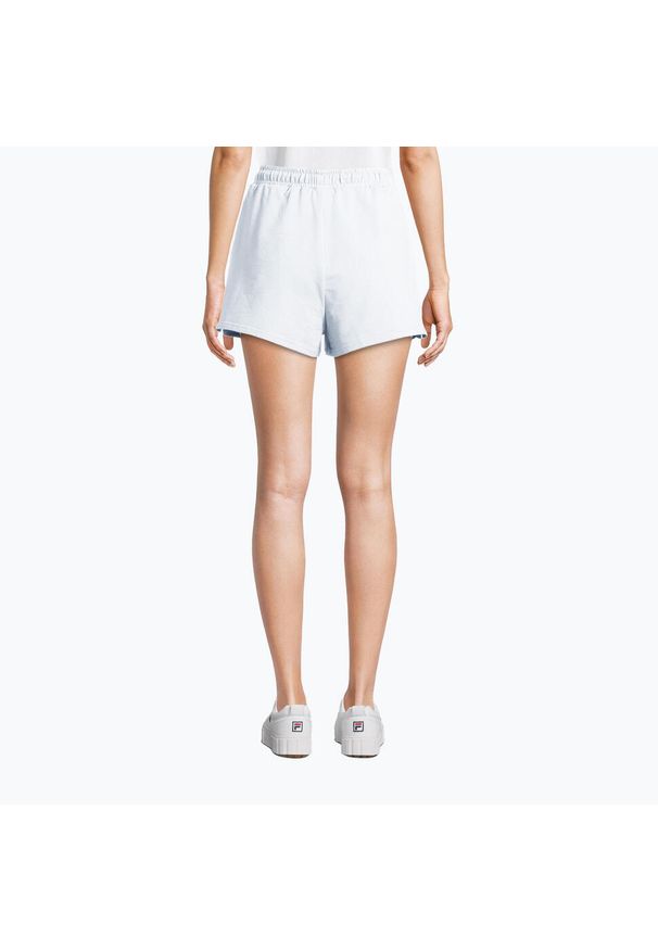 Fila - Spodenki damskie FILA Brandenburg High Waist. Stan: podwyższony. Kolor: biały. Sport: turystyka piesza