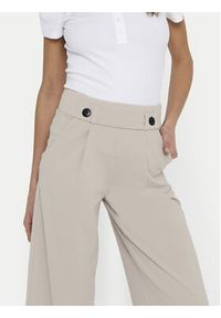 JDY Kuloty Geggo 15208417 Beżowy Wide Leg. Kolor: beżowy. Materiał: syntetyk #6