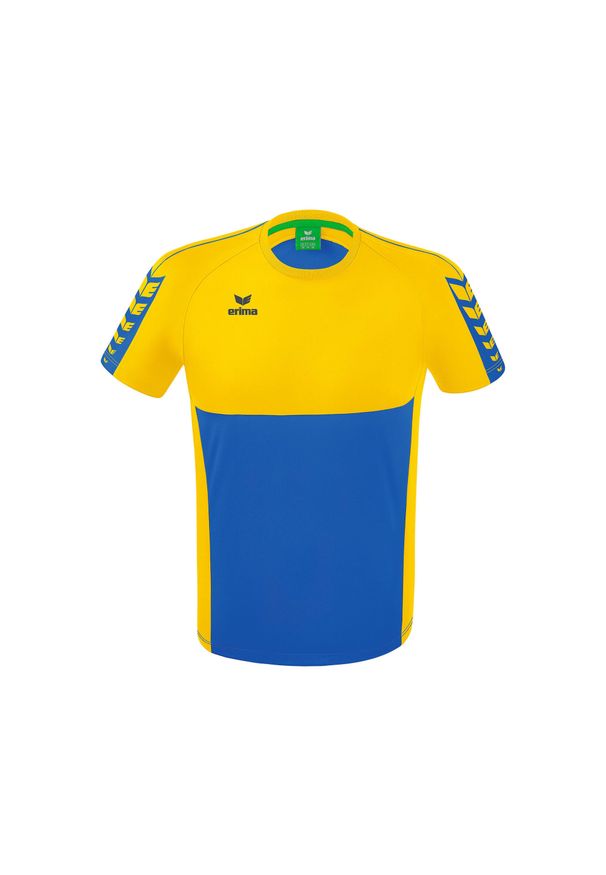 ERIMA - Koszulka dziecięca Erima Six Wings. Kolor: wielokolorowy, niebieski, żółty. Materiał: prążkowany. Sport: piłka nożna