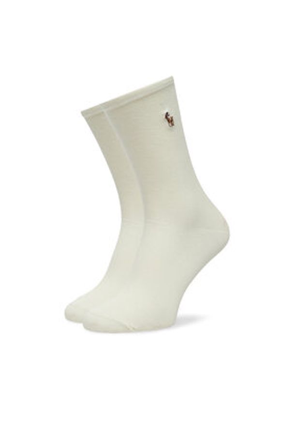Polo Ralph Lauren Zestaw 3 par wysokich skarpet damskich 455955241001 Kolorowy. Materiał: bawełna, materiał. Wzór: kolorowy