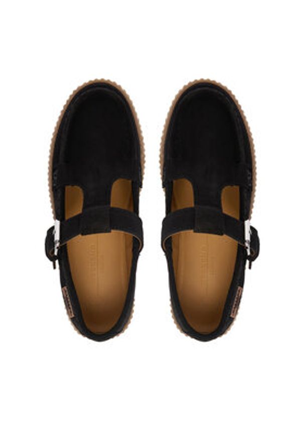 Weekend Max Mara Półbuty 2615521174600 Czarny. Kolor: czarny. Materiał: skóra, zamsz