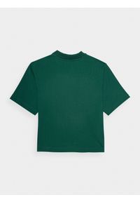 outhorn - Koszulka polo damska Outhorn - zielona. Okazja: na co dzień. Typ kołnierza: polo. Kolor: zielony. Materiał: bawełna, dzianina. Styl: casual, klasyczny