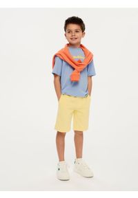Reserved - Bawełniane szorty bermudy - żółty. Kolor: żółty. Materiał: bawełna #1