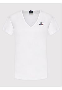 Le Coq Sportif T-Shirt 2210511 Biały Regular Fit. Kolor: biały. Materiał: bawełna