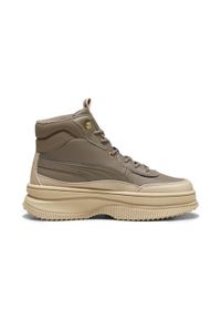 Buty do chodzenia damskie Puma Mayra. Wysokość cholewki: za kostkę. Zapięcie: sznurówki. Kolor: beżowy, brązowy, wielokolorowy. Materiał: guma, materiał, syntetyk, skóra. Szerokość cholewki: normalna. Sport: turystyka piesza