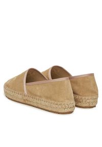 Love Moschino - LOVE MOSCHINO Espadryle JA10272G0MIG0104 Beżowy. Kolor: beżowy. Materiał: skóra, zamsz #3